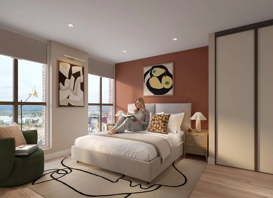 Peelers Yard apartment: bedroom