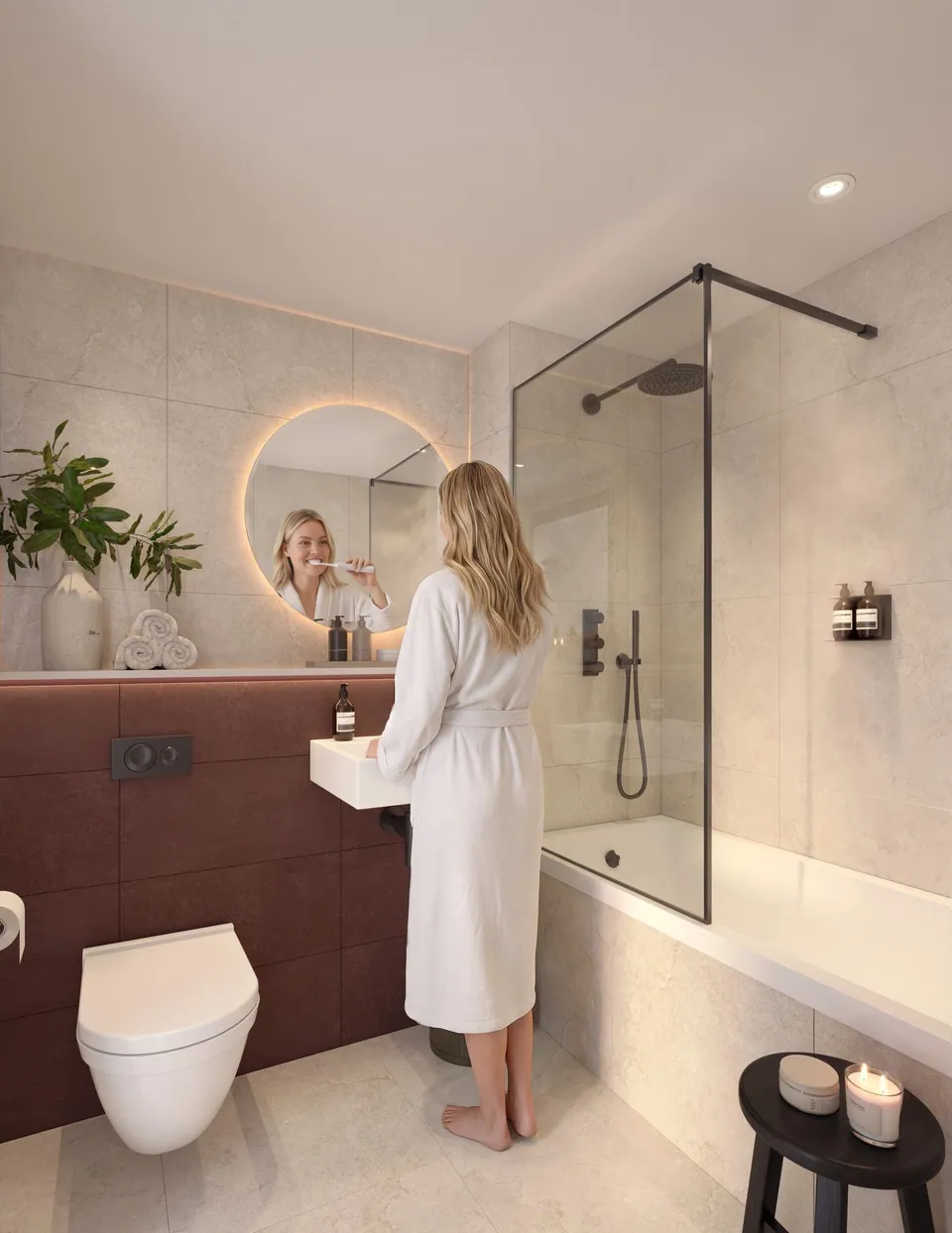 Peelers Yard apartment: bathroom